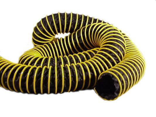 wide yellow hose for hvac 
