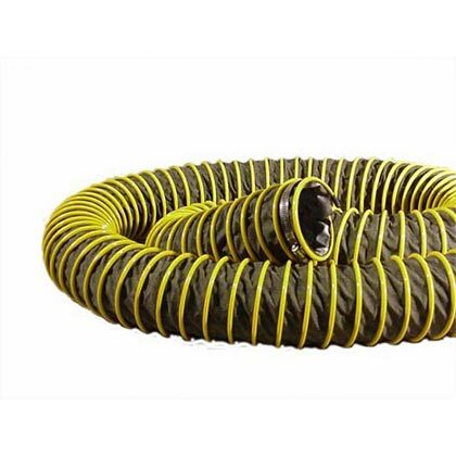 large wide yellow hose