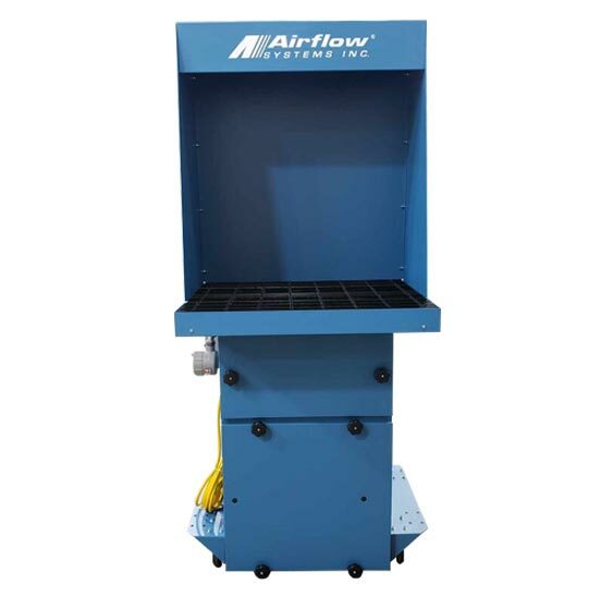 paint fume booth airflow system