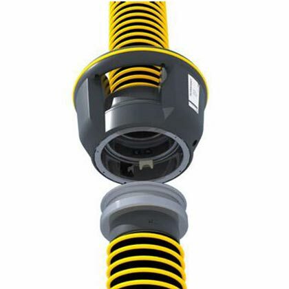 safety disconnect handle for large hoses