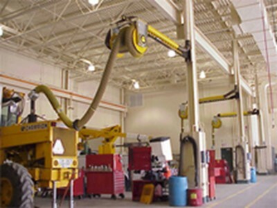 large hvac warehouse machinery in use